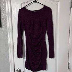 Express shimmering mini dress